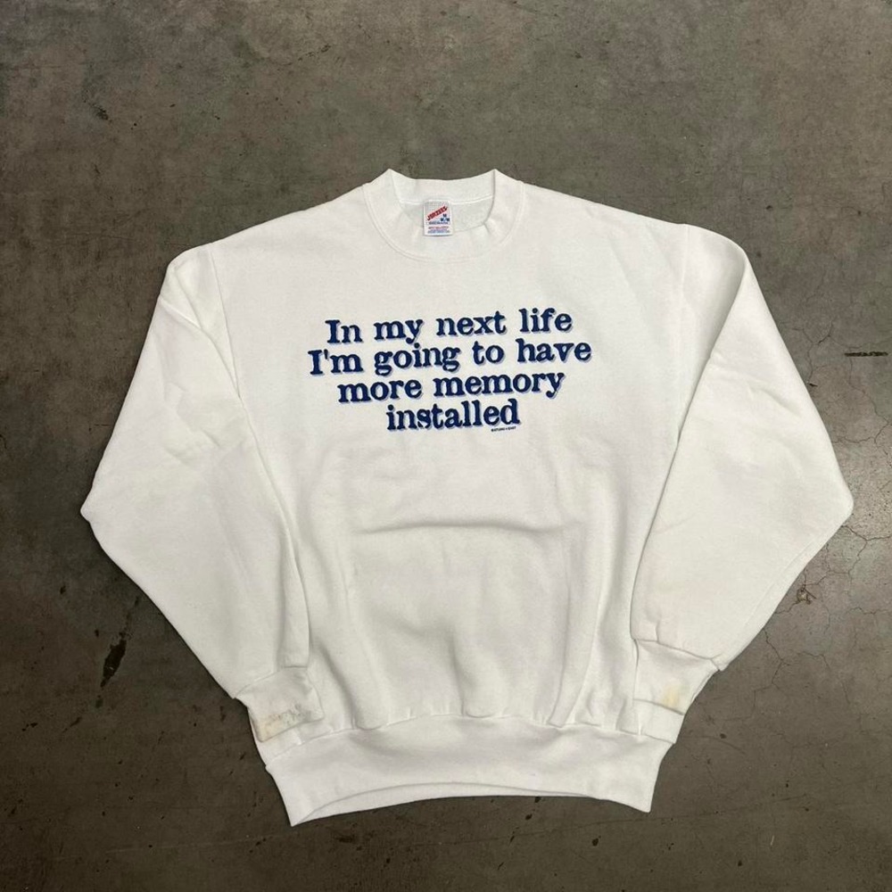 Vintage USA‎ made parody crew neck sweatshirt